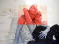 M. Falsini, White room, tecnica mista,cm. 135x200, 2010